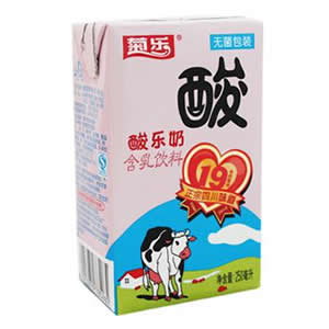 菊乐酸奶含乳饮料