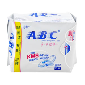 ABC纤薄日用K11卫生巾